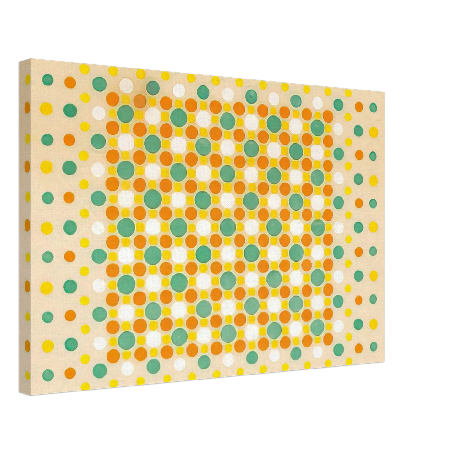 Thomas Downing - Quilt - 1963 Canvas - 40x60 cm / 16x24 inches-canvas