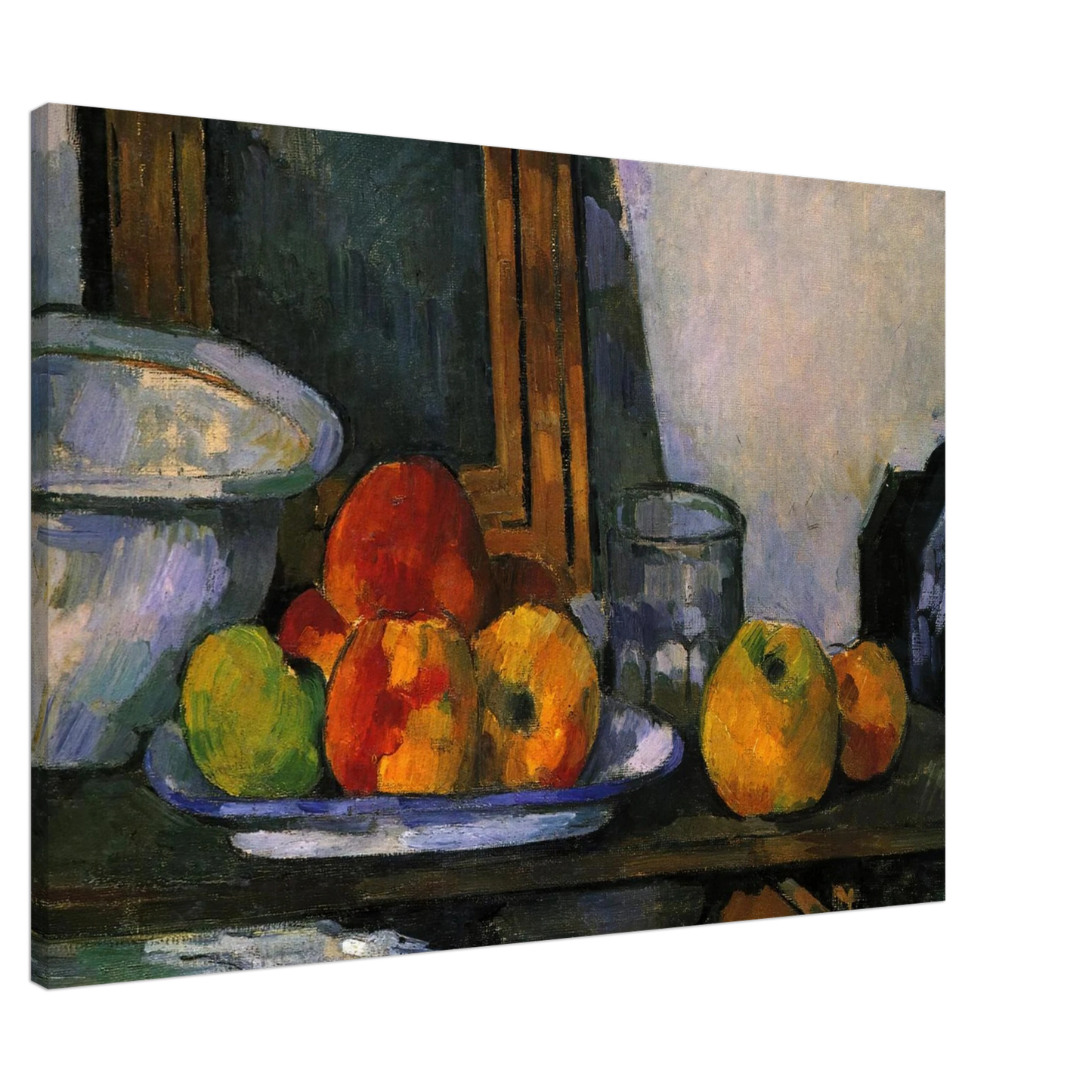Paul Cezanne - Still life with open drawer Canvas - Default Title-canvas