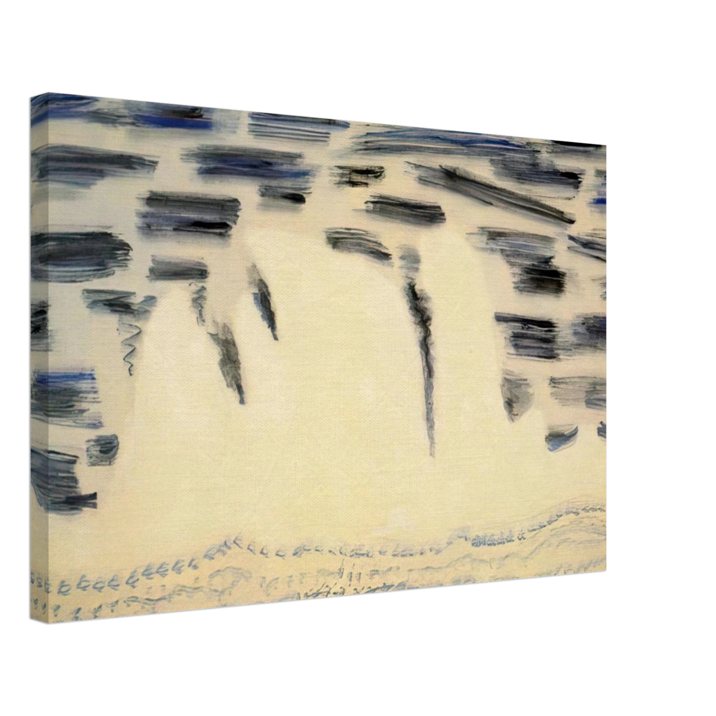 Milton Avery - Onrushing Wave - 1958 Canvas - 40x60 cm / 16x24 inches-canvas