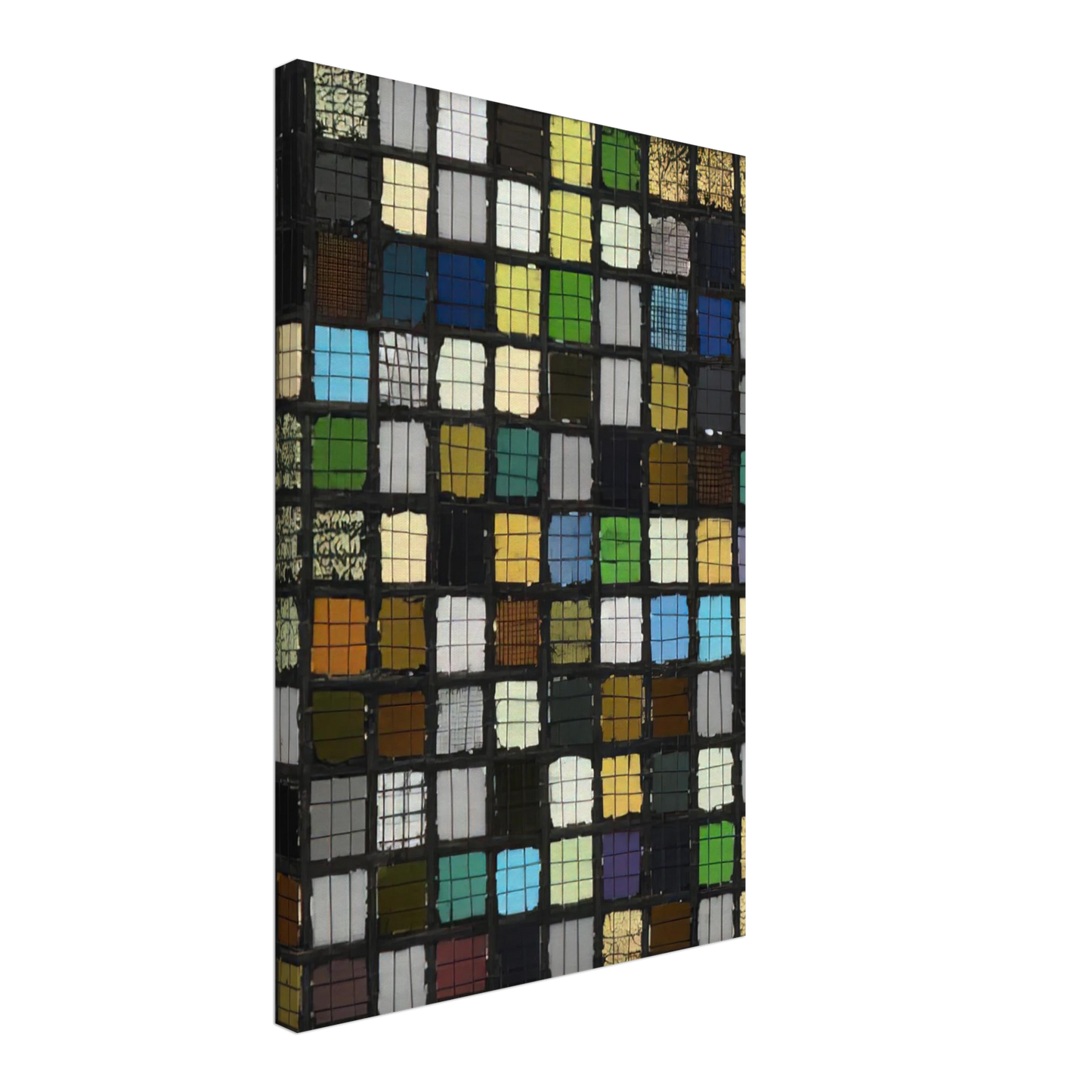 Josef Albers - GRID MOUNTED 1921 Canvas - 40x60 cm / 16x24 inches-canvas