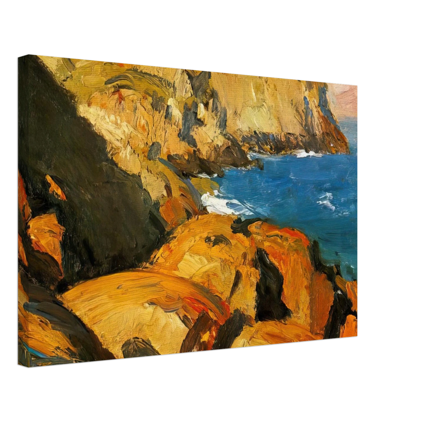 Edward Hopper - Blackhead, Monhegan Canvas - 70x100 cm / 28x40 inches-canvas