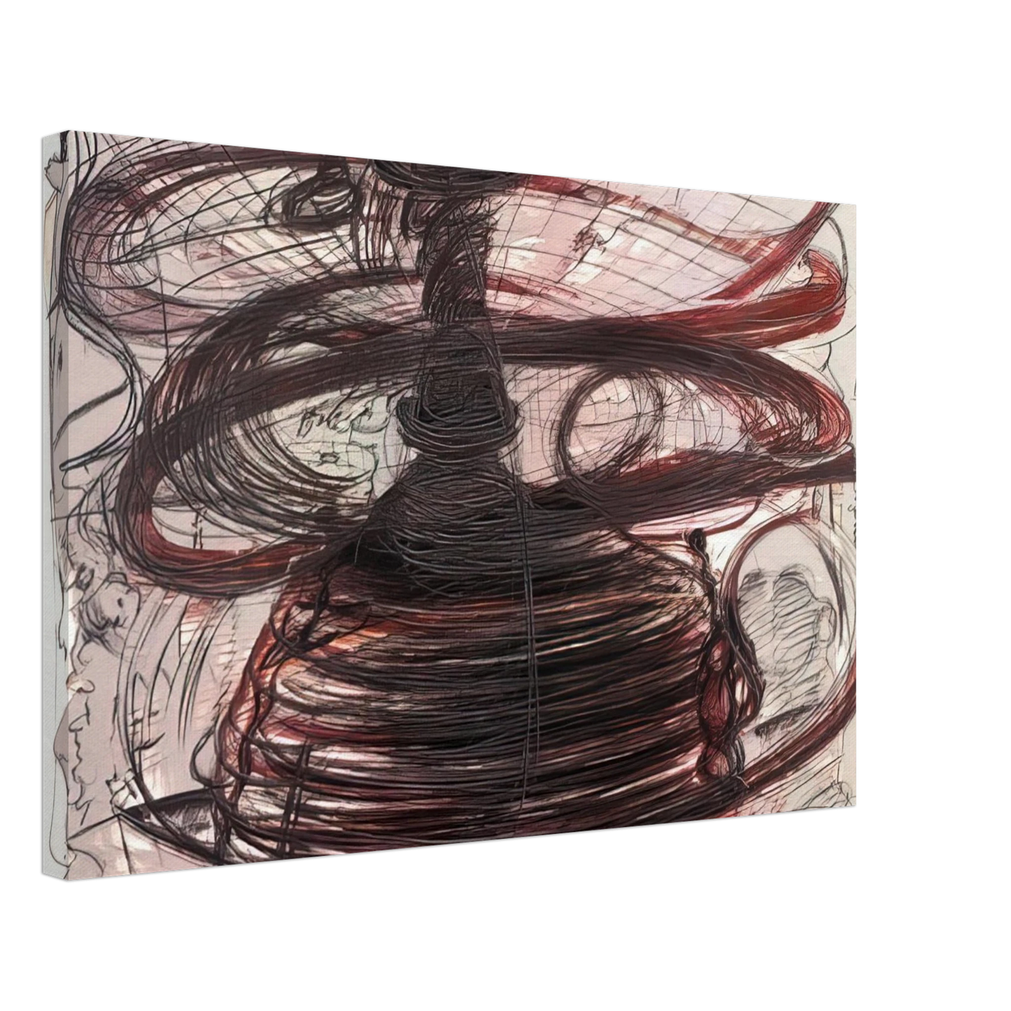 Dieter Roth - Self-Portrait as Pile of Dog Dirt - 1973 Canvas - 40x60 cm / 16x24 inches-canvas