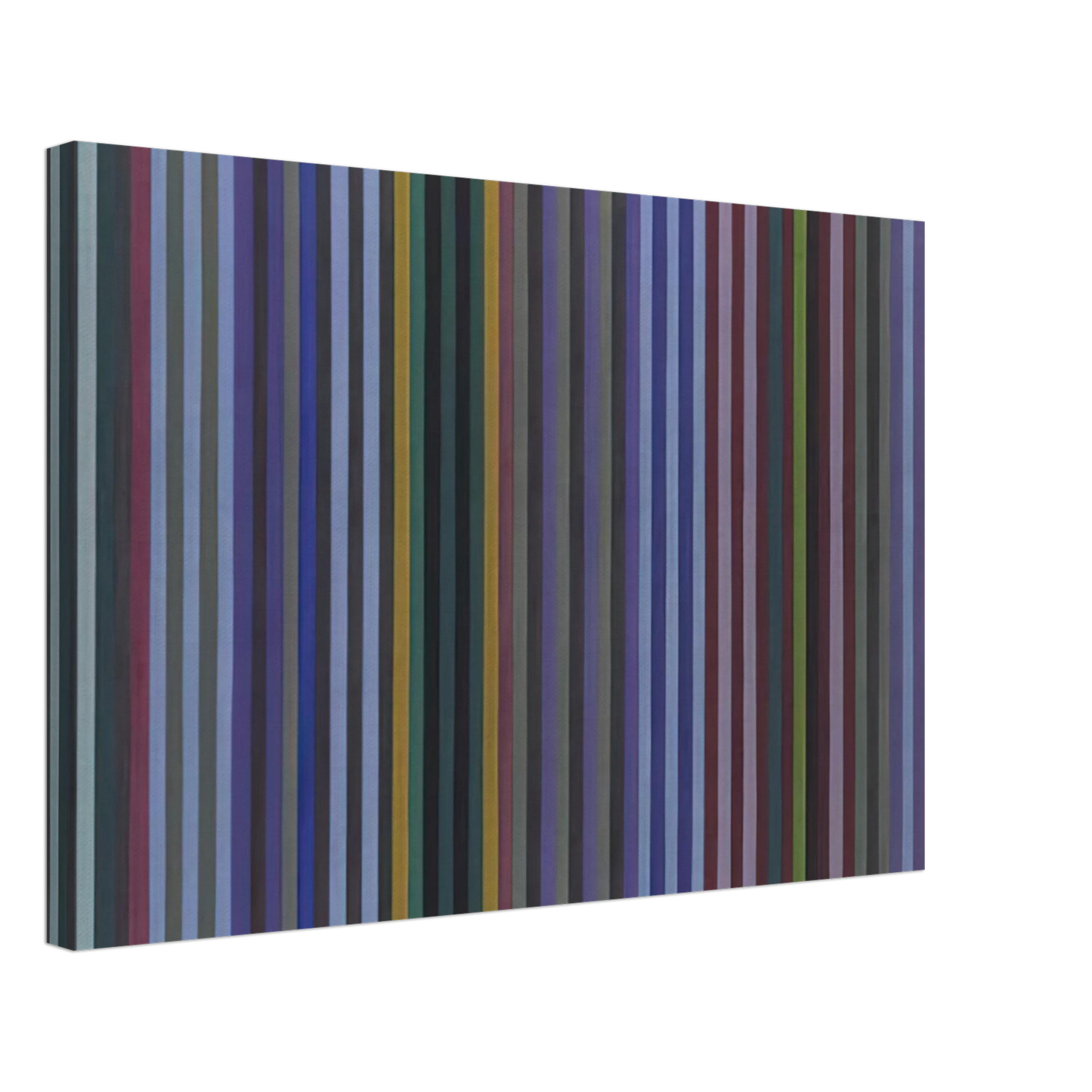 Gene Davis - Mohawk - 1970 Canvas - 40x60 cm / 16x24 inches-canvas