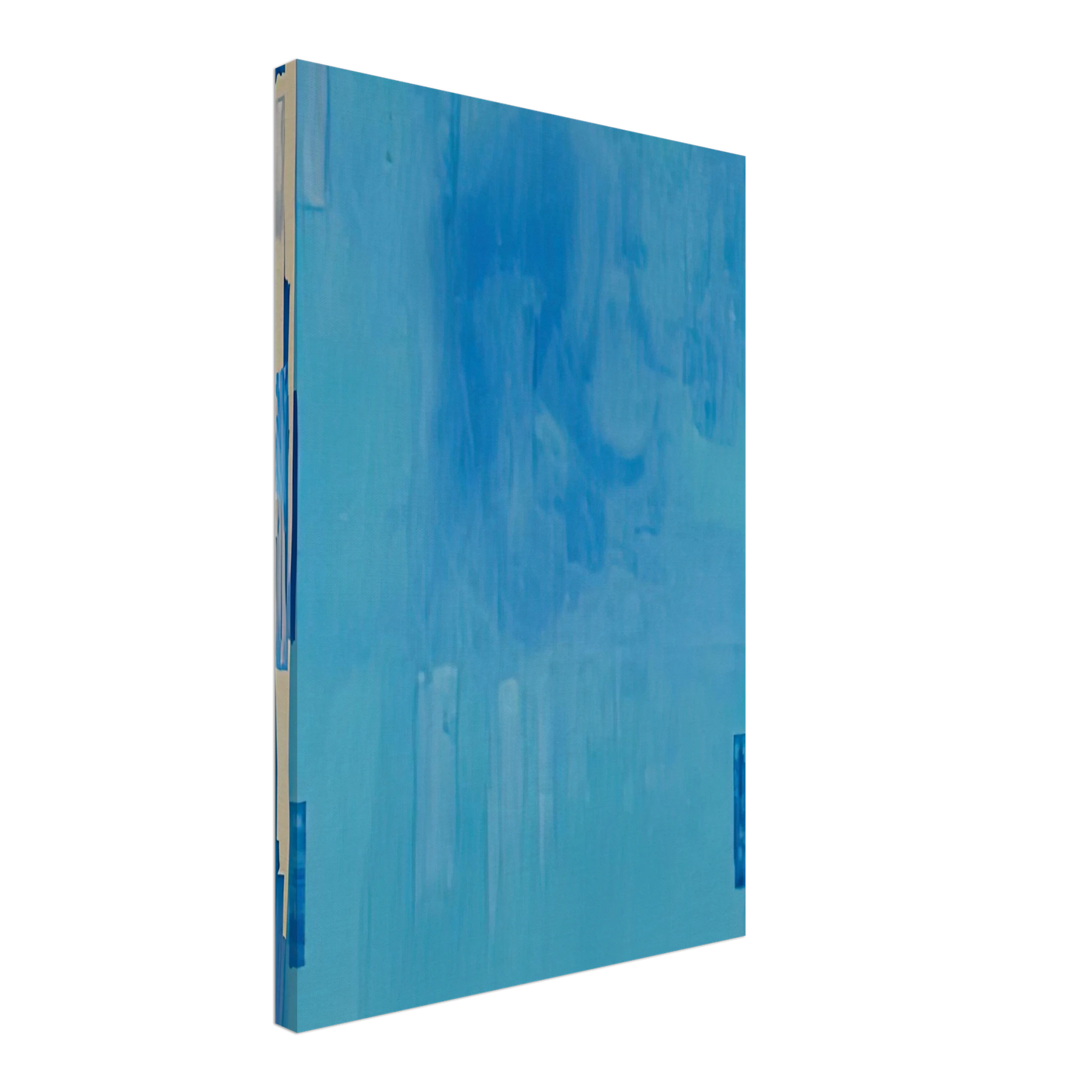 Helen Frankenthaler - Blue Bellows, 1976- Canvas - 70x100 cm / 28x40 inches-canvas