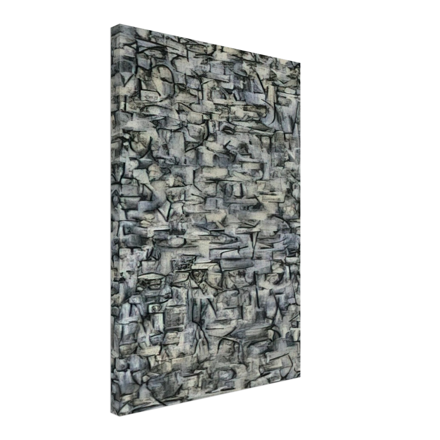 Ad Reinhardt - Number 22 - 1949 Canvas - 40x60 cm / 16x24 inches-canvas