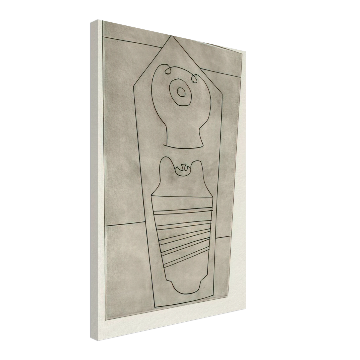 Ben Nicholson - Turkish form - 1967 Canvas - 70x100 cm / 28x40 inches-canvas