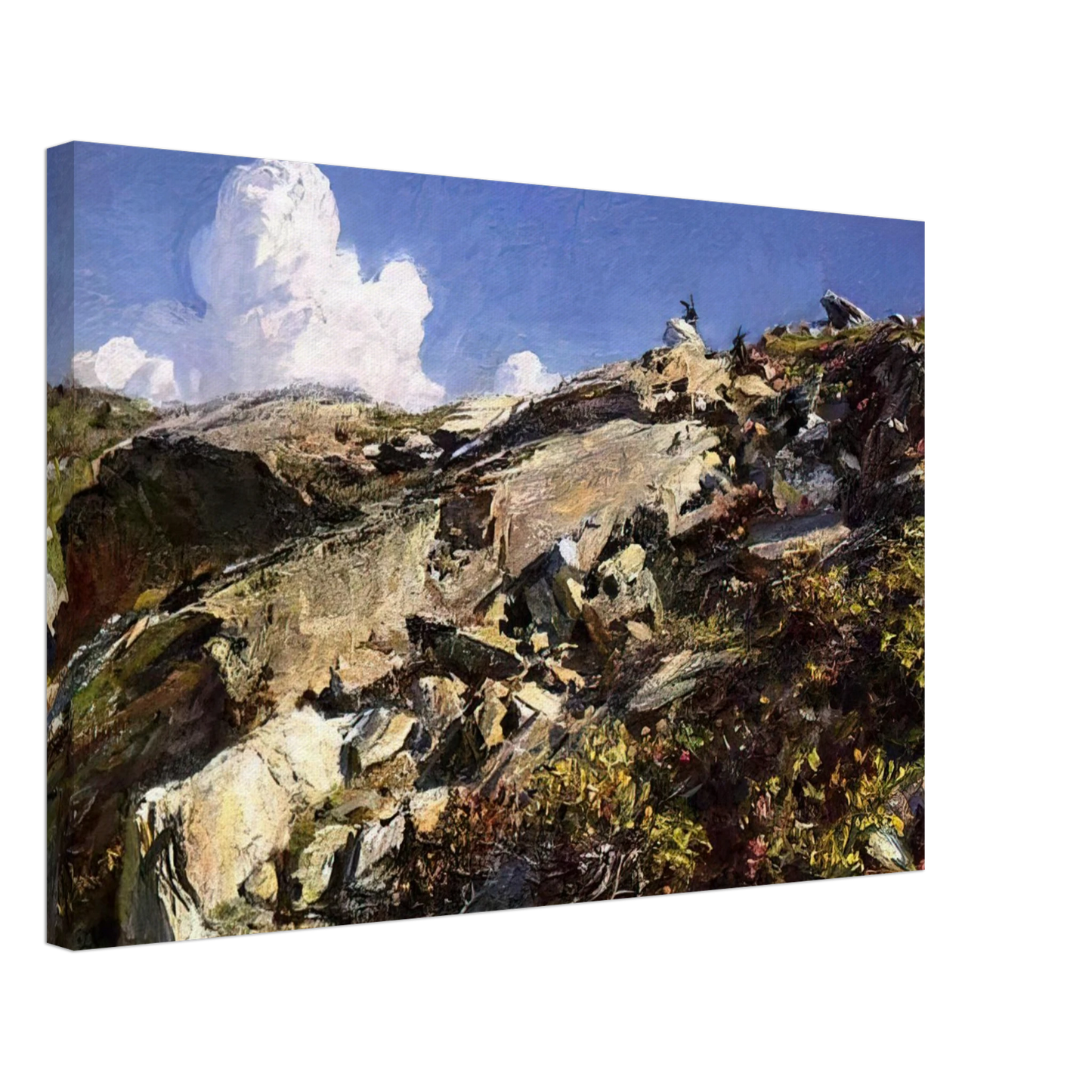 John Singer Sargent - In the Alps Canvas - 40x60 cm / 16x24 inches-canvas