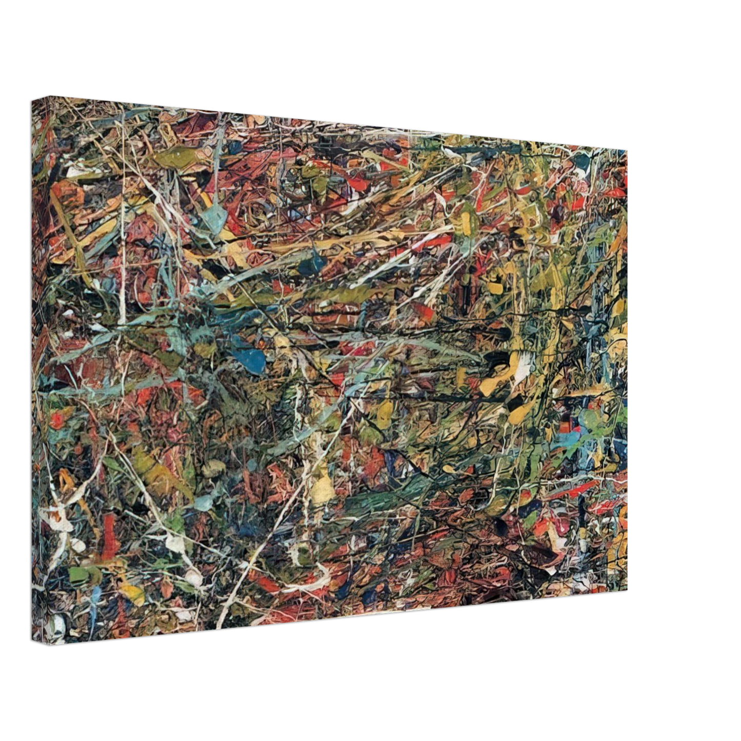 Jean-Paul Riopelle - Untitled Composition Canvas - 70x100 cm / 28x40 inches-canvas