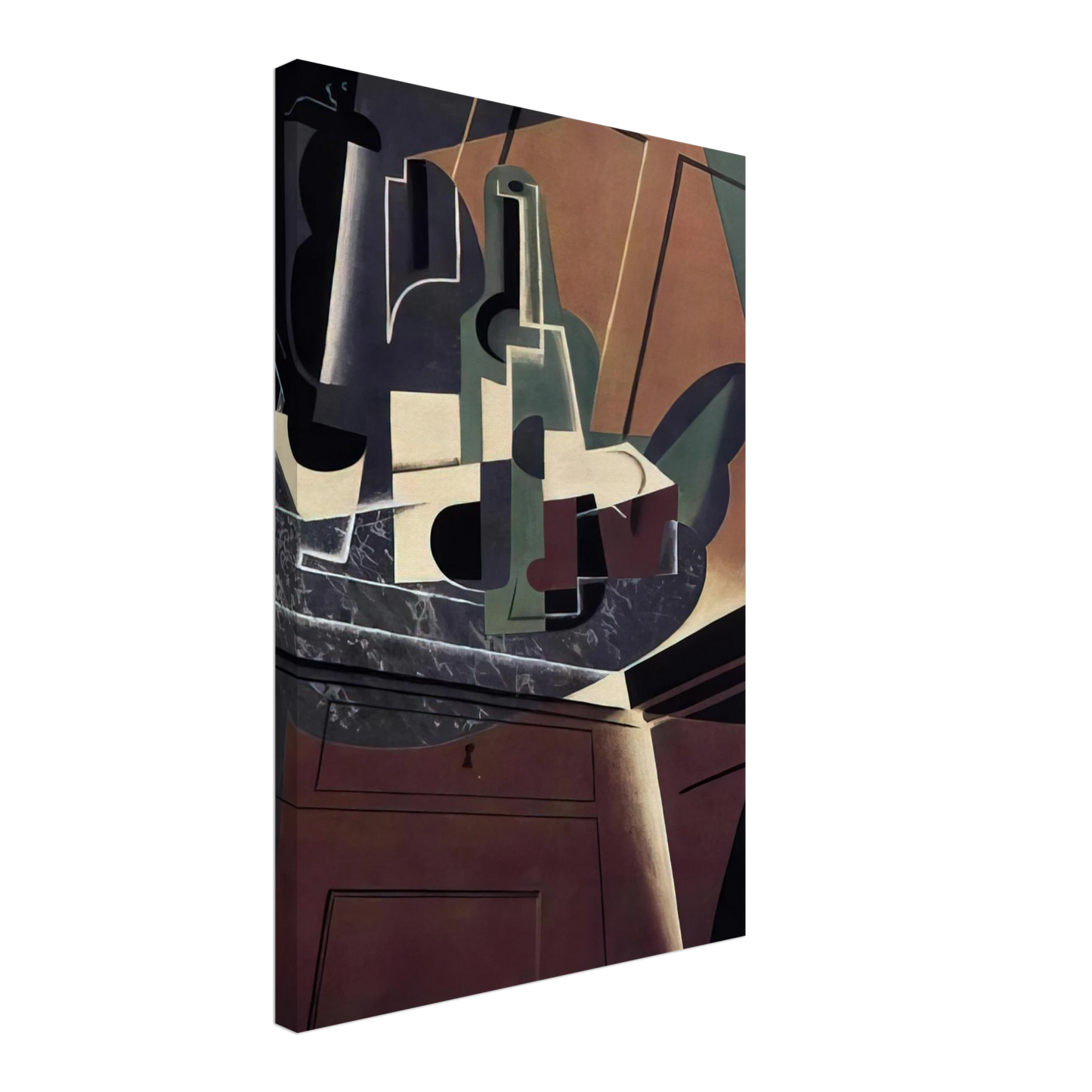 Juan Gris - THE SIDEBOARD 1917 Canvas - 40x60 cm / 16x24 inches-canvas