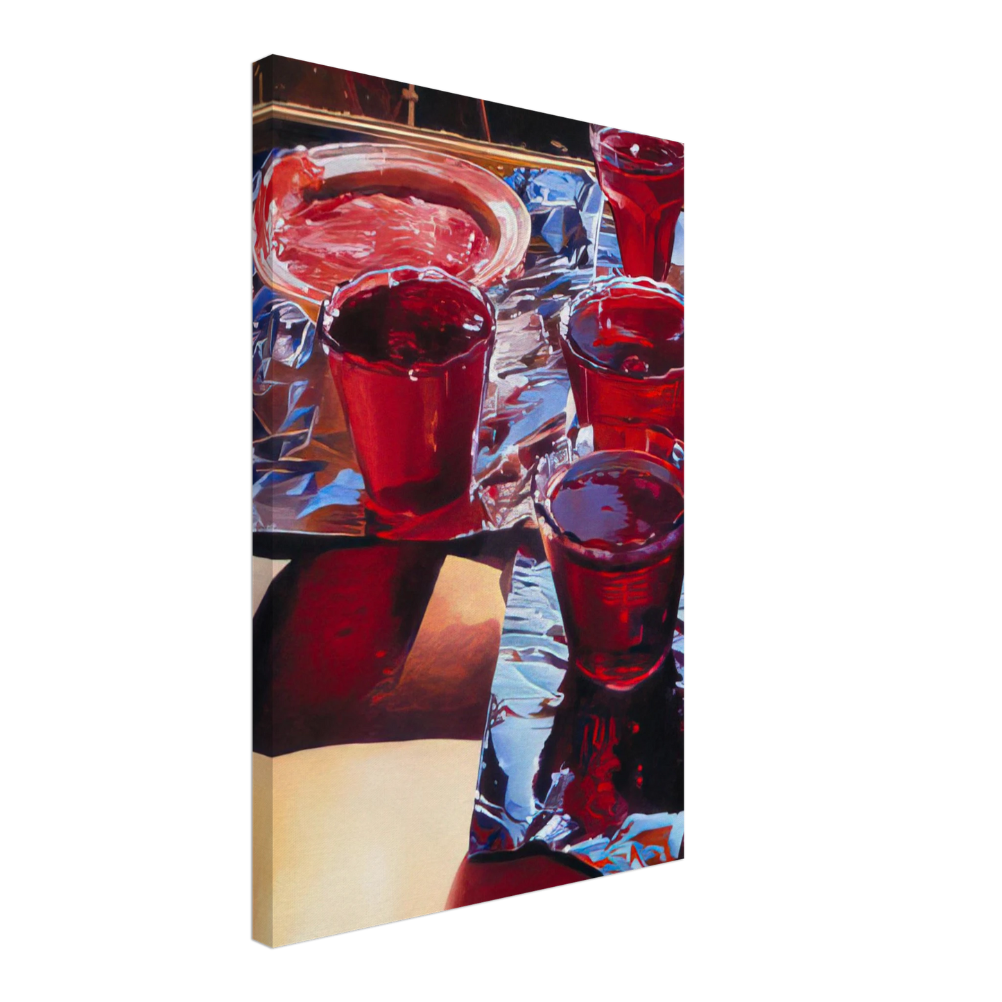 Mary Pratt - Red Currant Jelly - 1972 Canvas - 70x100 cm / 28x40 inches-canvas