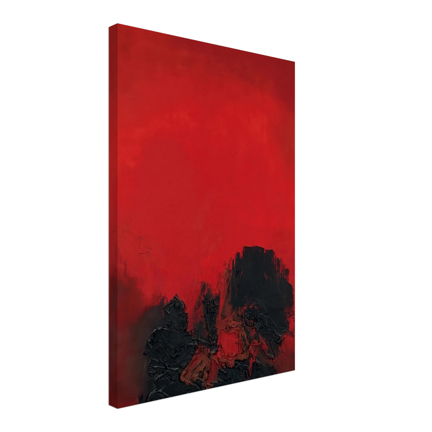 Luis Feito - UNTITLED 1961 Canvas - 70x100 cm / 28x40 inches-canvas