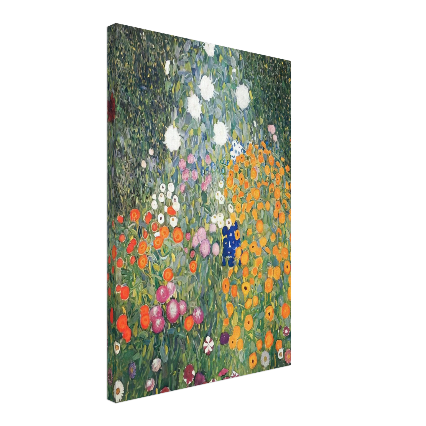 Gustav Klimt - FLOWER GARDEN 1907 Canvas - 40x60 cm / 16x24 inches-canvas