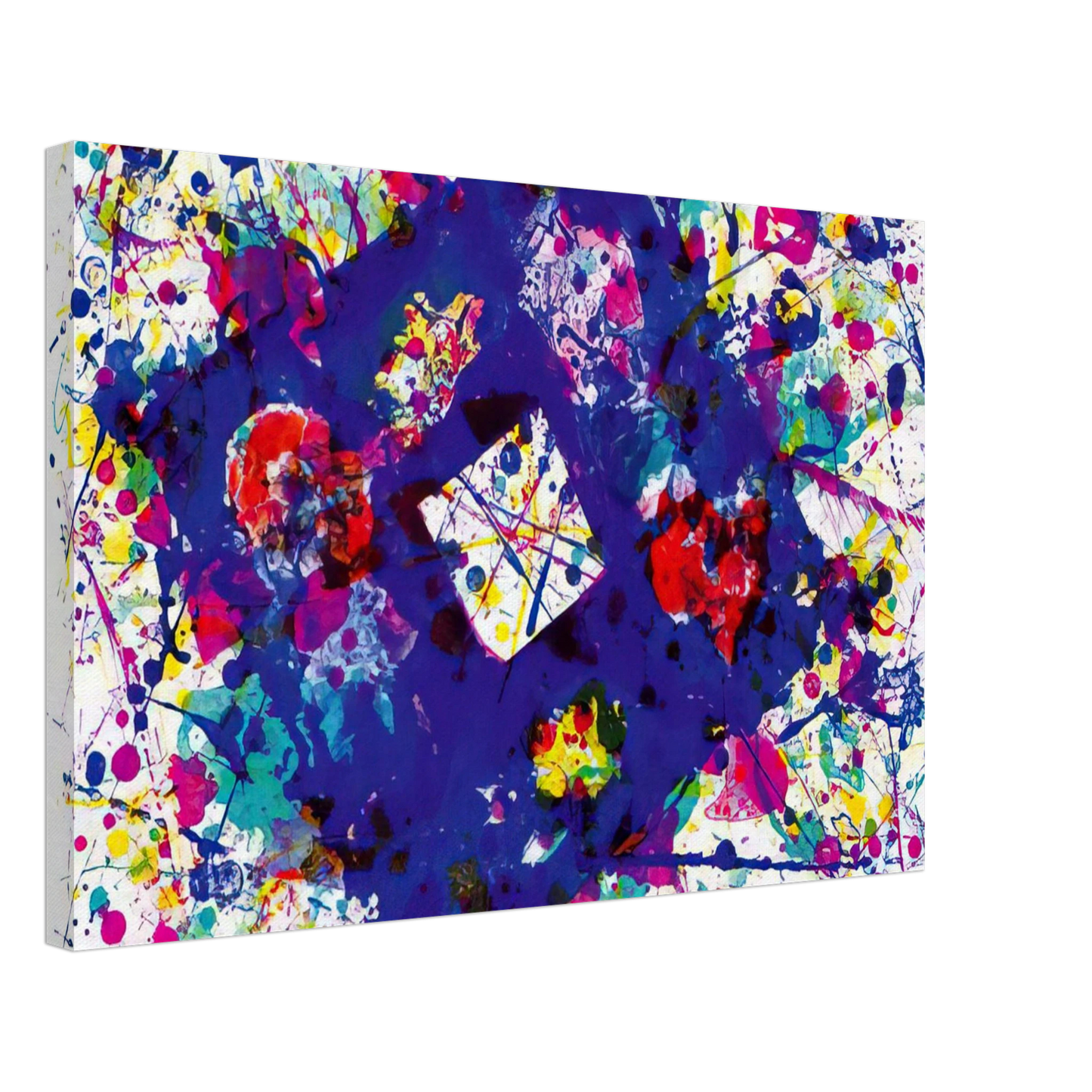 Sam Francis - Untitled SF 259 Canvas - 70x100 cm / 28x40 inches-canvas
