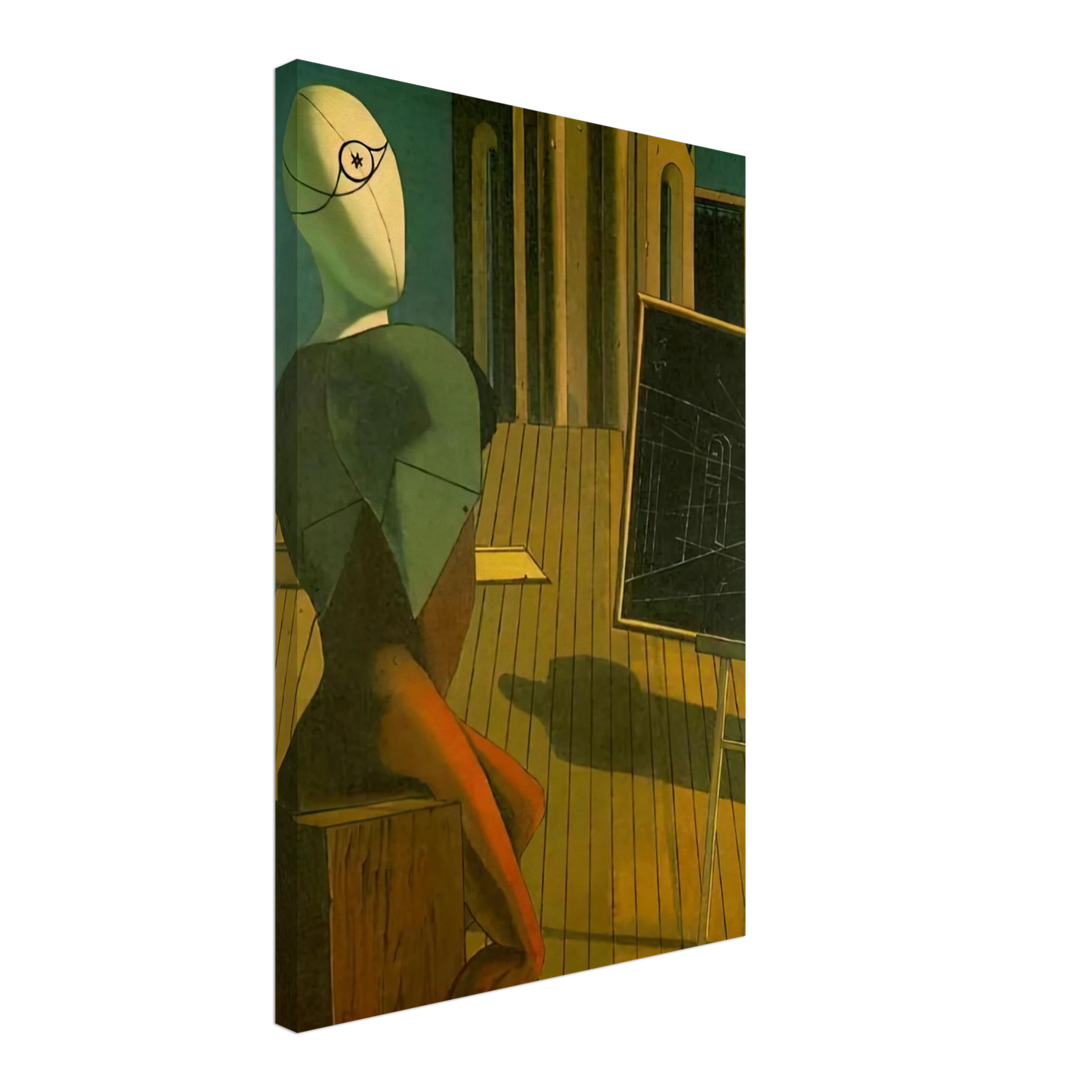 Giorgio de Chirico - THE PROFIT 1915 Canvas - 70x100 cm / 28x40 inches-canvas