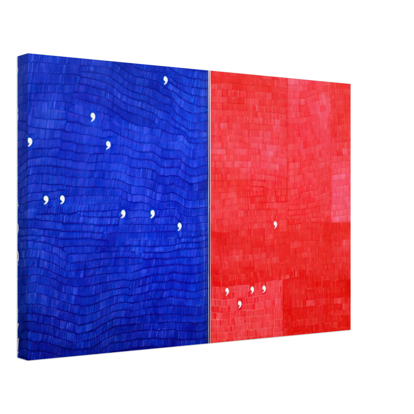 Alighiero Boetti - IMMAGINANDO TUTTO 1982 Canvas - 40x60 cm / 16x24 inches-canvas
