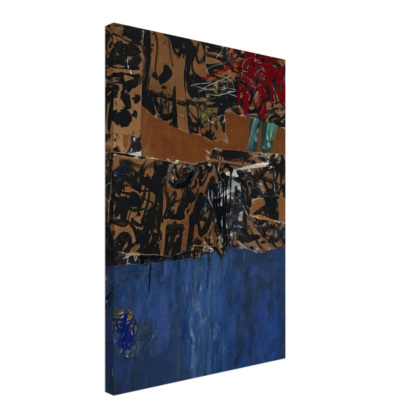 Allan Kaprow - Blue Blue Blue Canvas - 70x100 cm / 28x40 inches-canvas