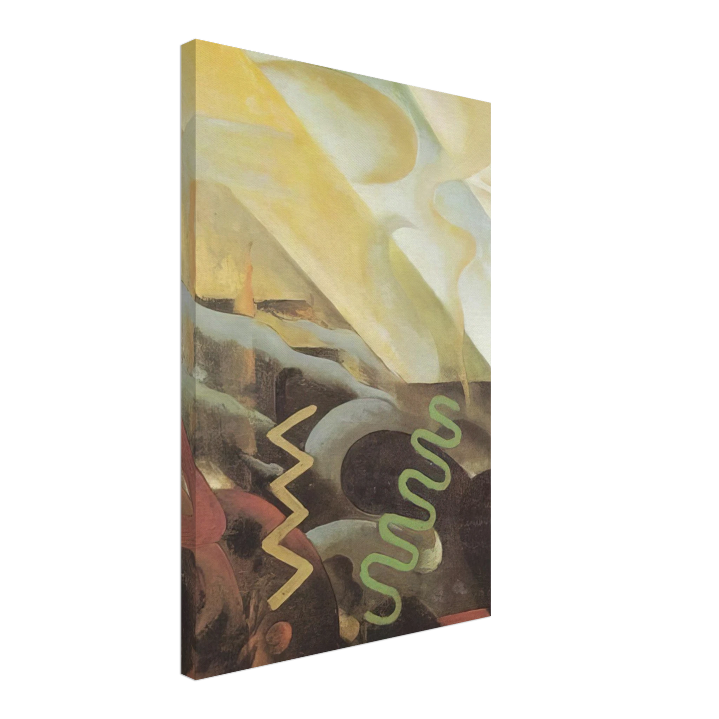 Julius Evola - Astrazione - 1921 Canvas - 40x60 cm / 16x24 inches-canvas