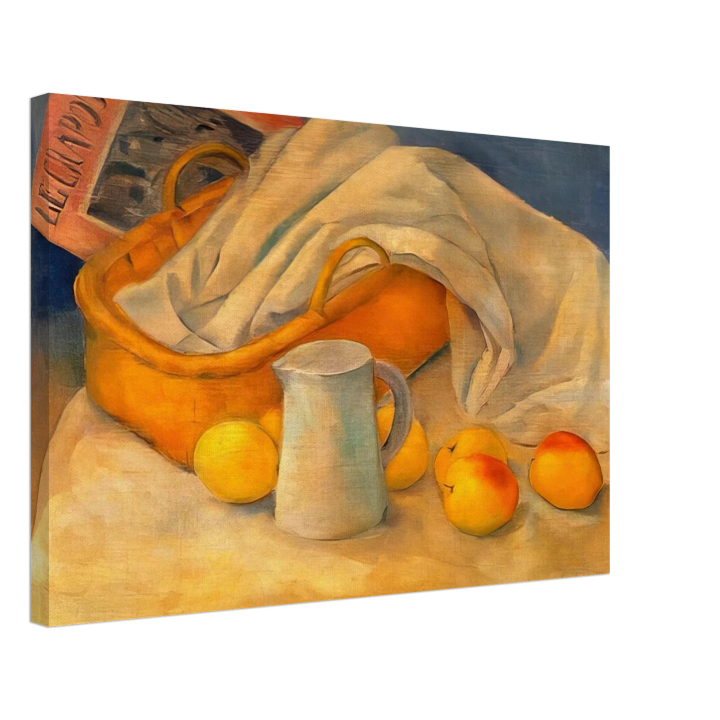 Esteban Vicente - STILL LIFE WITH LE CRAPOUILLOT 1925 Canvas - 70x100 cm / 28x40 inches-canvas