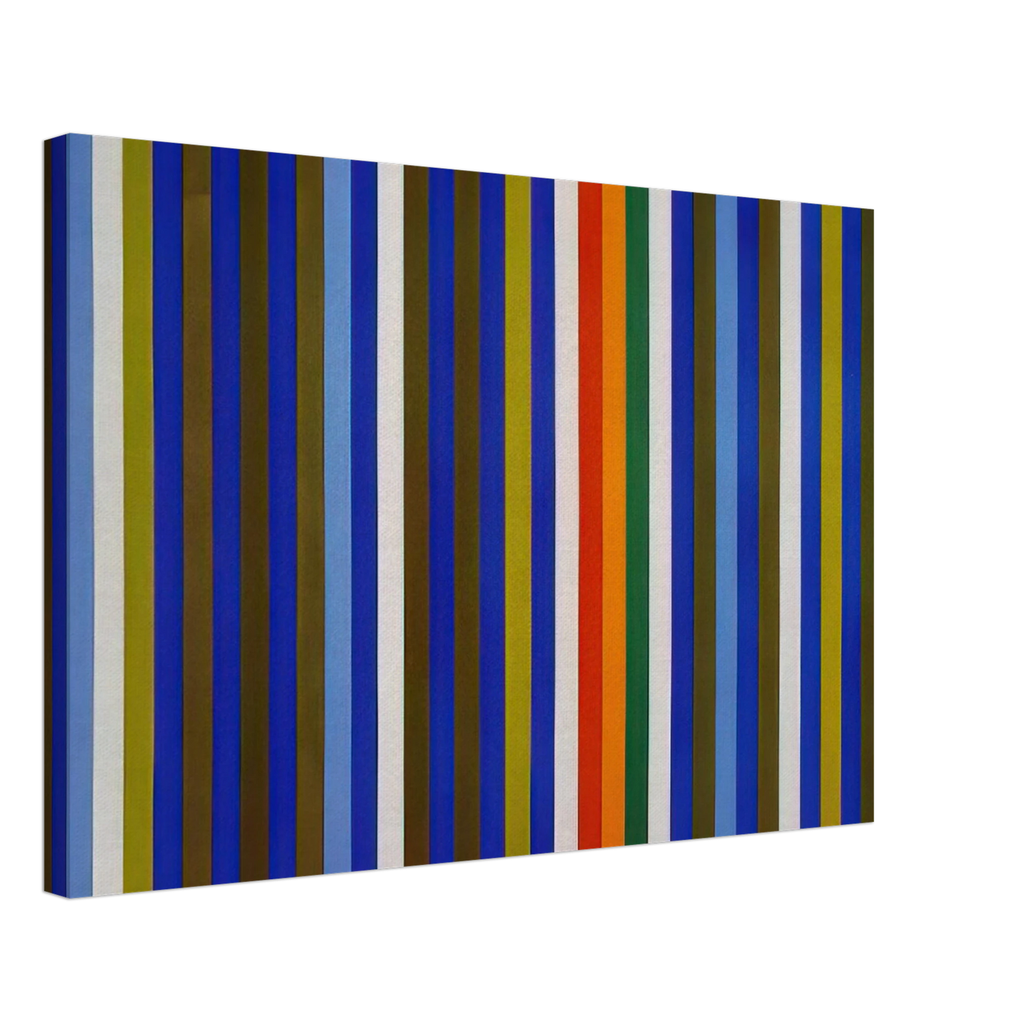 Gene Davis - Citadel - 1962 Canvas - 70x100 cm / 28x40 inches-canvas