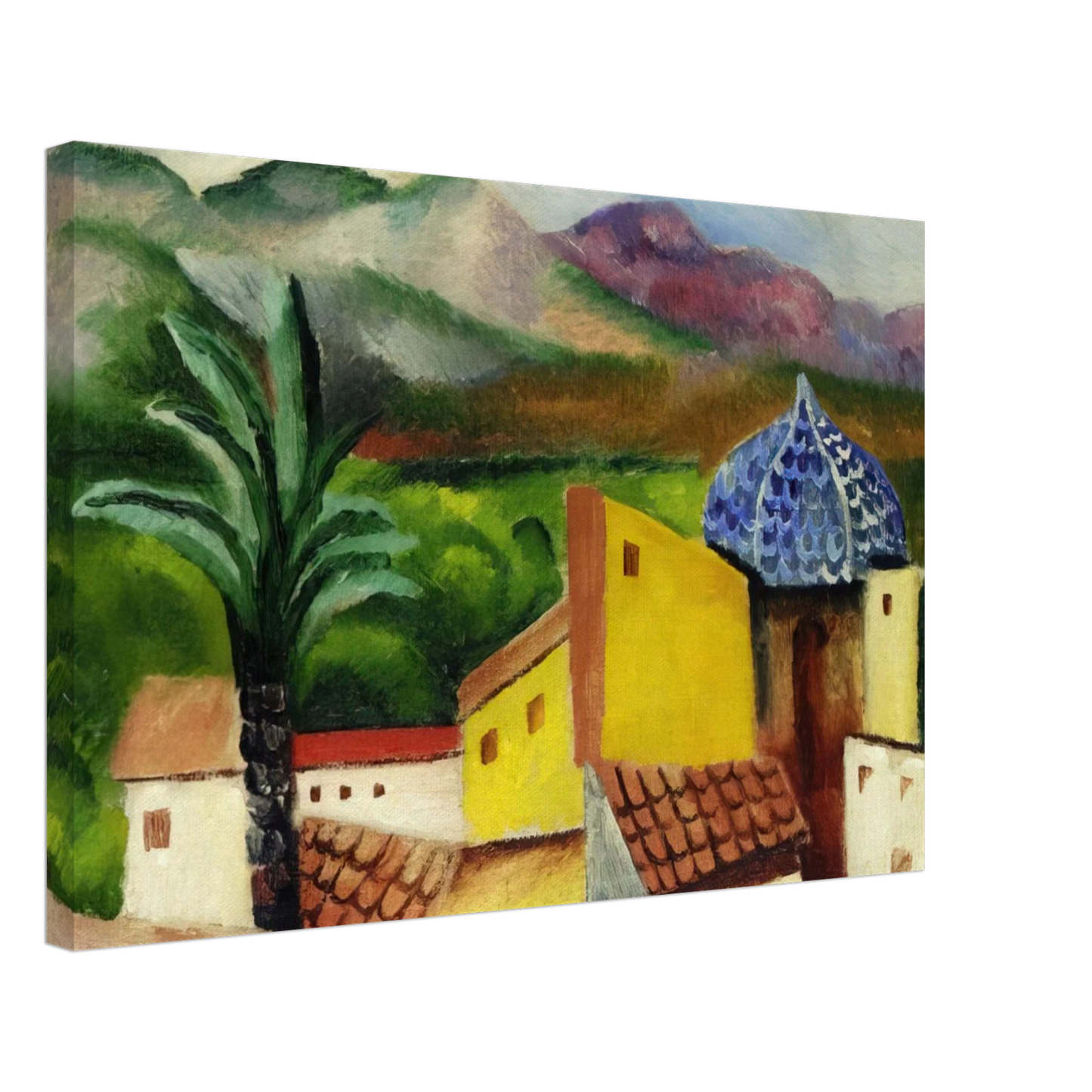 Moise Kisling - SAGUNTO 1916 Canvas - 40x60 cm / 16x24 inches-canvas