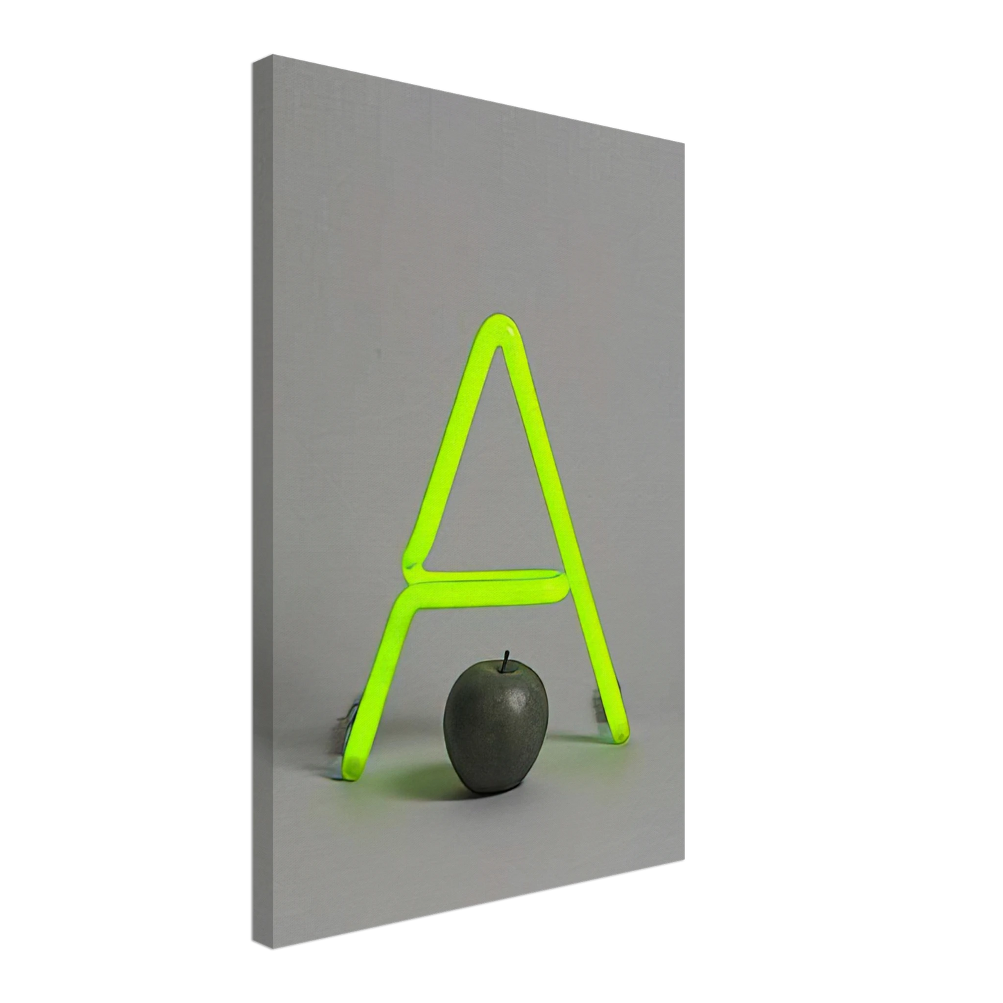 Billy Apple - A for Apple - 1963 Canvas - 70x100 cm / 28x40 inches-canvas