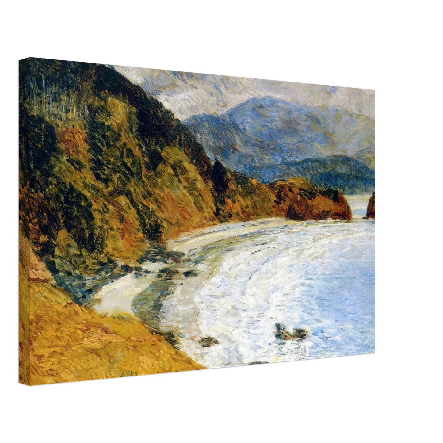 Childe Hassam - Ecola Beach, Oregon Canvas - 70x100 cm / 28x40 inches-canvas