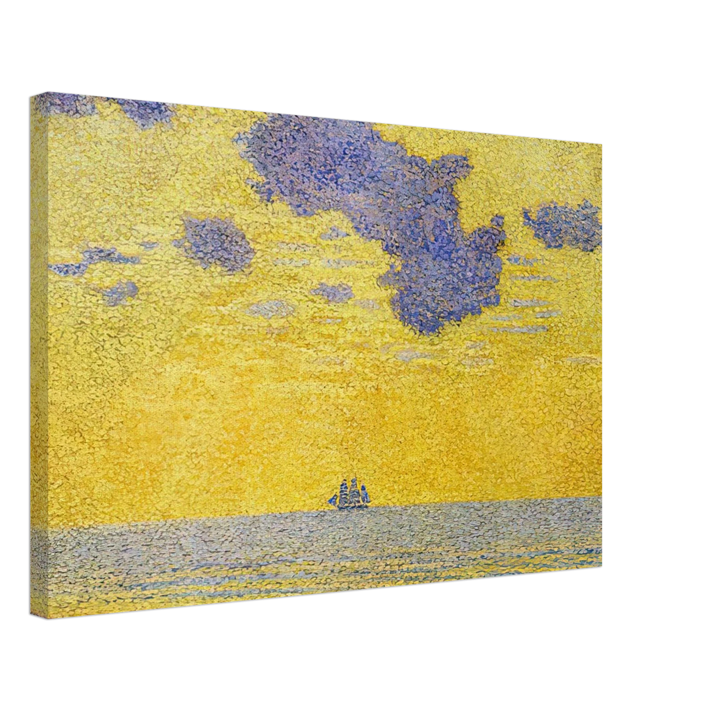 Theo van Rysselberghe - BIG CLOUDS 1893 Canvas - 40x60 cm / 16x24 inches-canvas