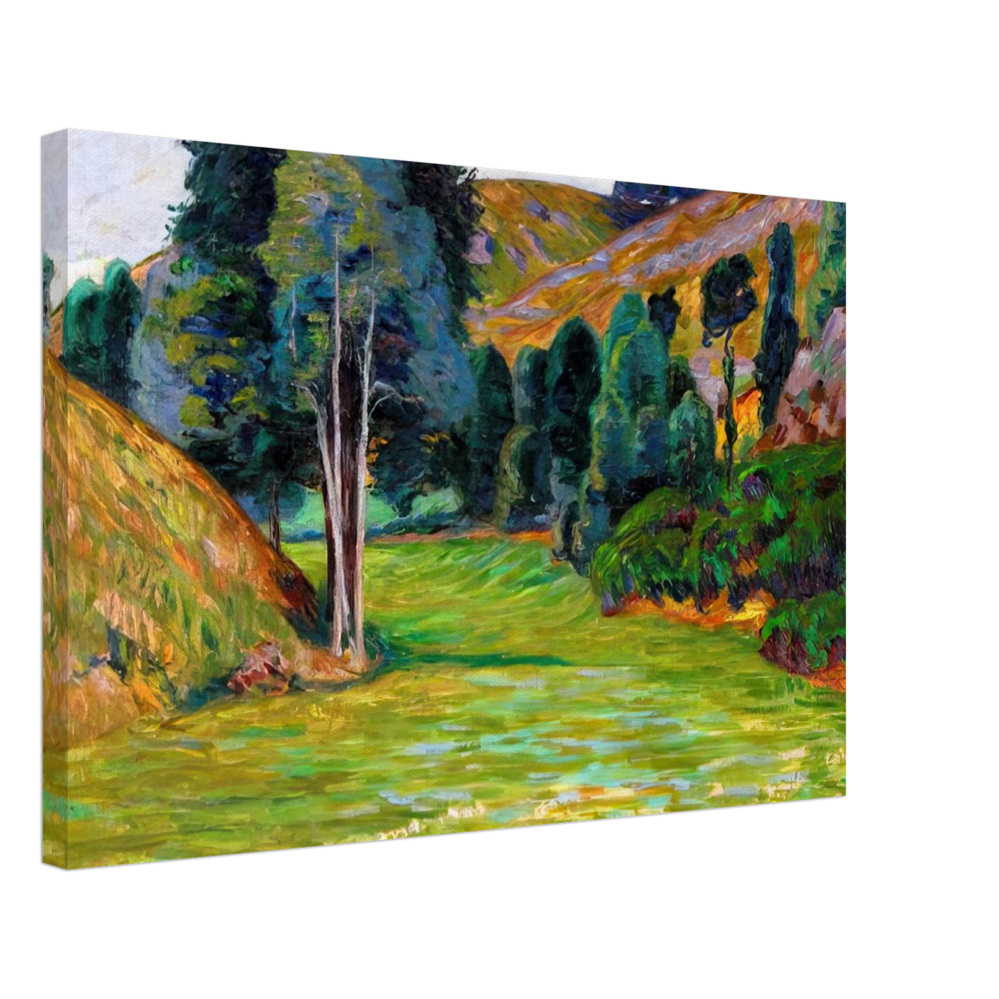 Armand Guillaumin - Valley in Pontgibaud Canvas - 40x60 cm / 16x24 inches-canvas