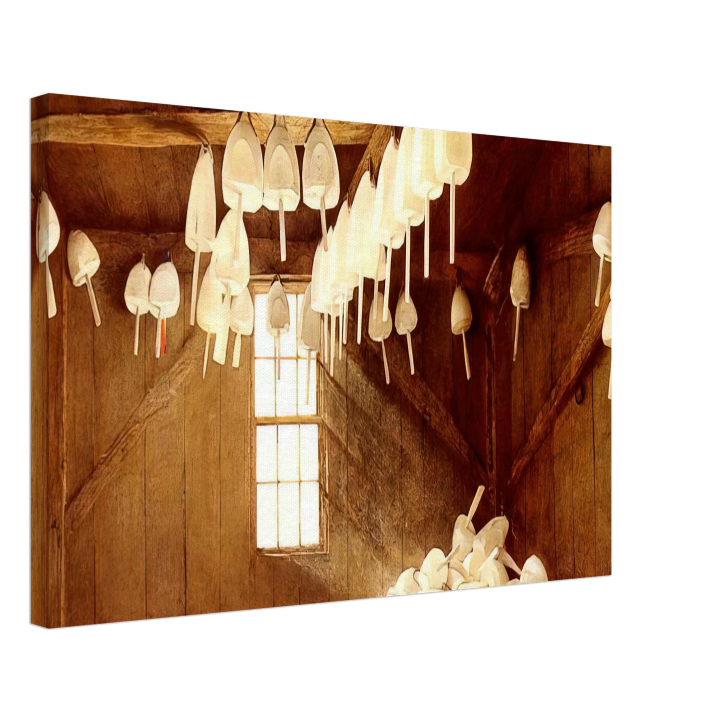 Andrew Wyeth - TOMORROW THE OUTER SHOALS Canvas - 40x60 cm / 16x24 inches-canvas