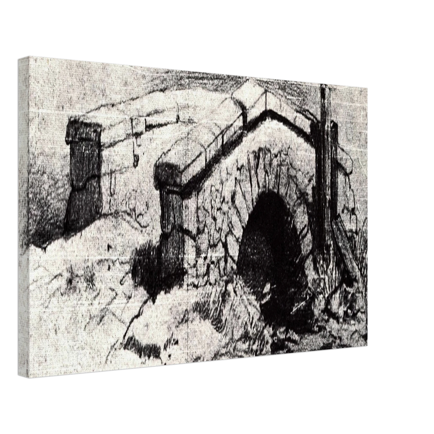 Vincent van Gogh - The Bridge Canvas - 70x100 cm / 28x40 inches-canvas