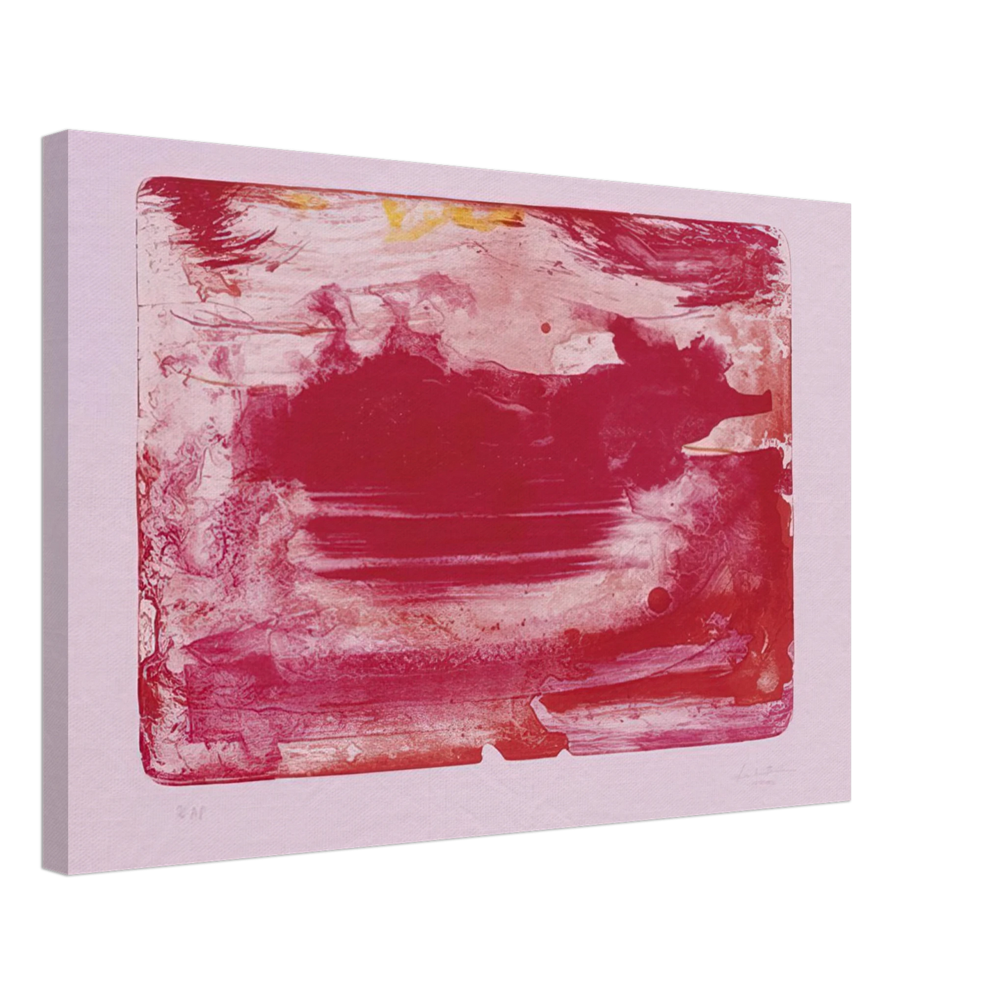 Helen Frankenthaler - The Red Sea - 1982 Canvas - 70x100 cm / 28x40 inches-canvas