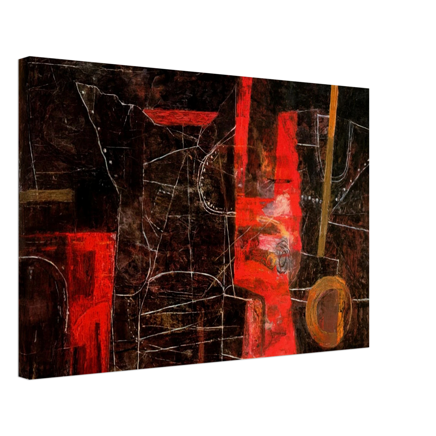 Philip Guston - THE TORMENTORS 1948 Canvas - 70x100 cm / 28x40 inches-canvas