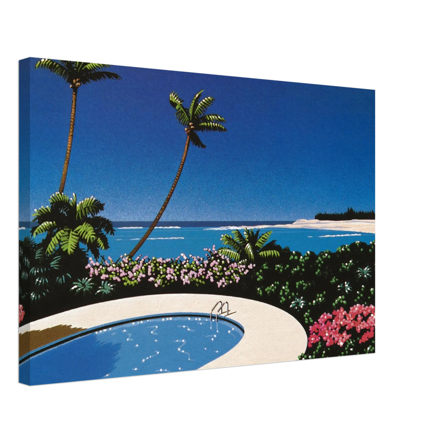 Hiroshi Nagai - Fall of Sound Canvas - 70x100 cm / 28x40 inches-canvas