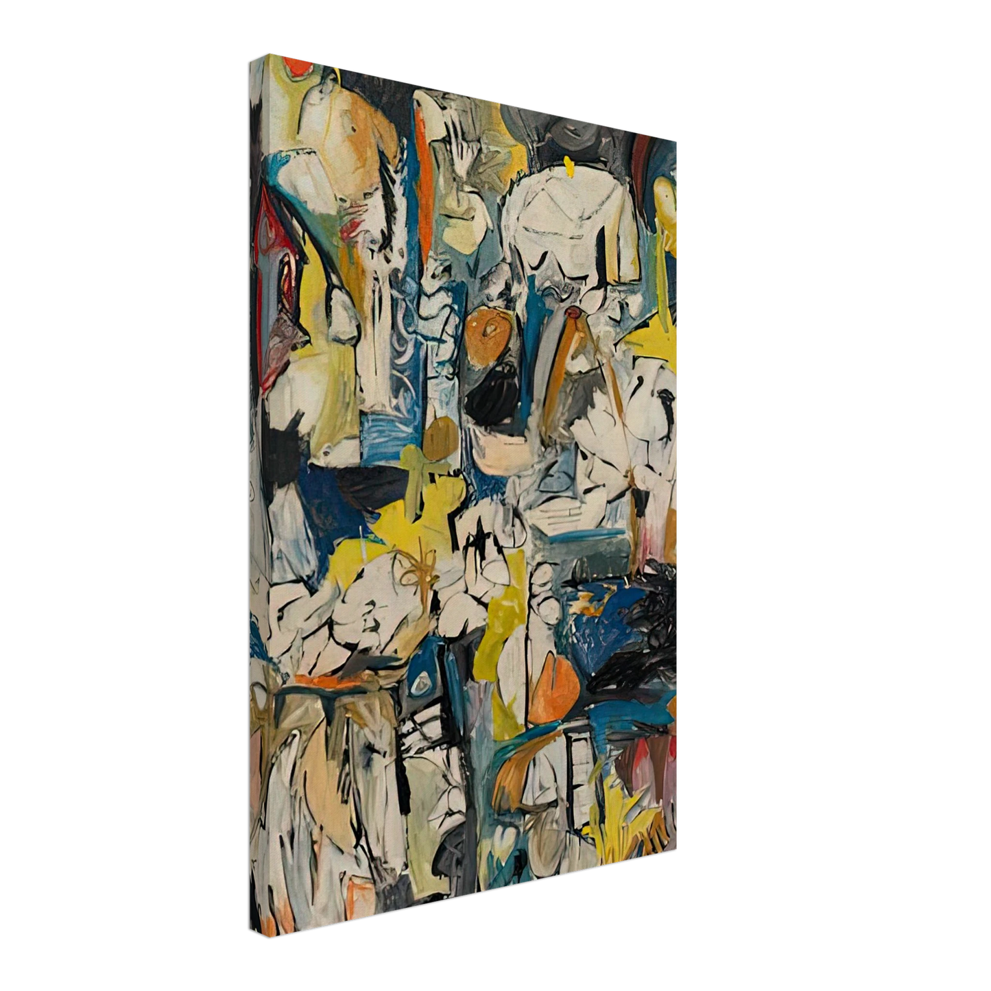 Helen Frankenthaler - Village, 1951- Canvas - 40x60 cm / 16x24 inches-canvas