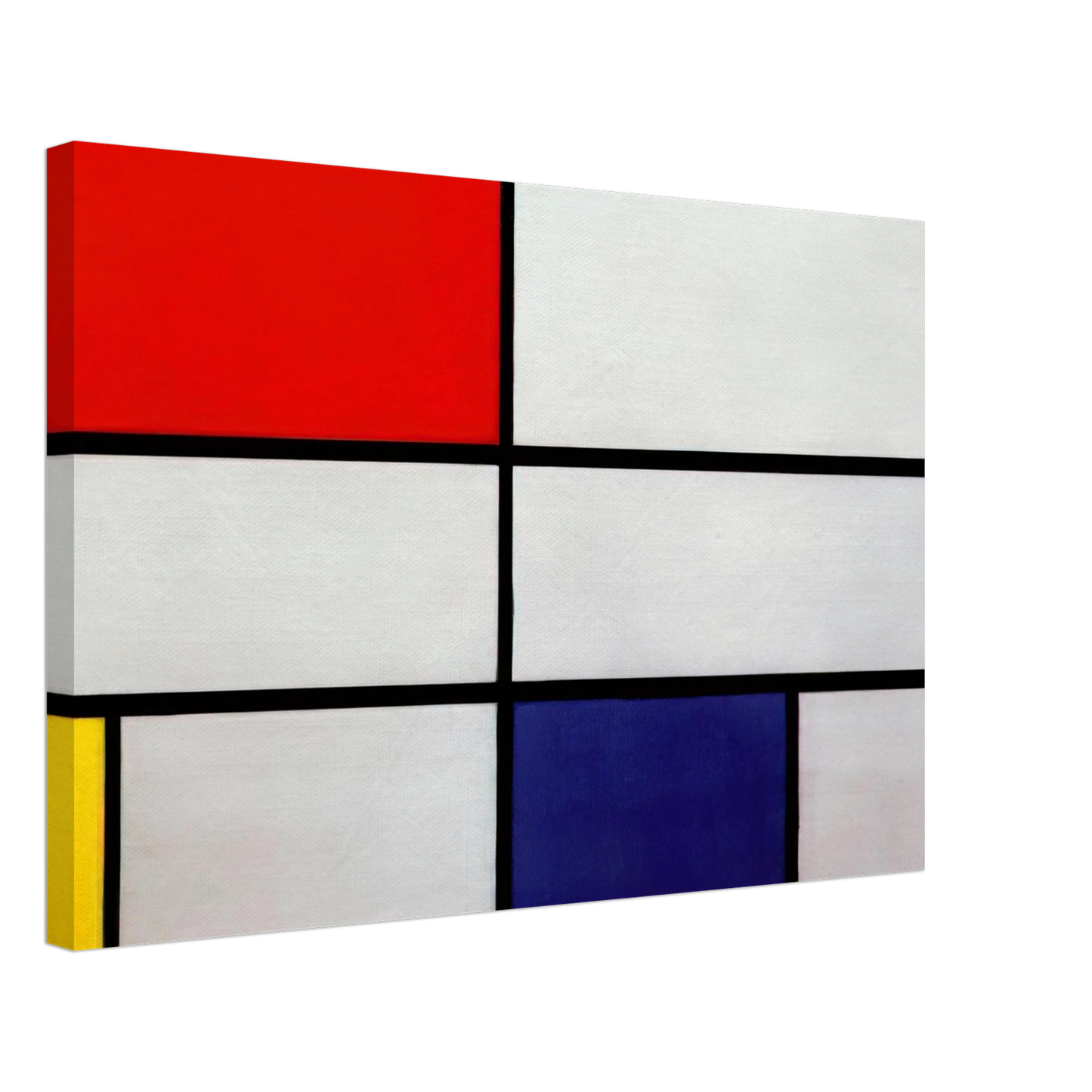 Piet Mondrian - Composition C No.III with Red, Yellow and Blue Canvas - 70x100 cm / 28x40 inches-canvas