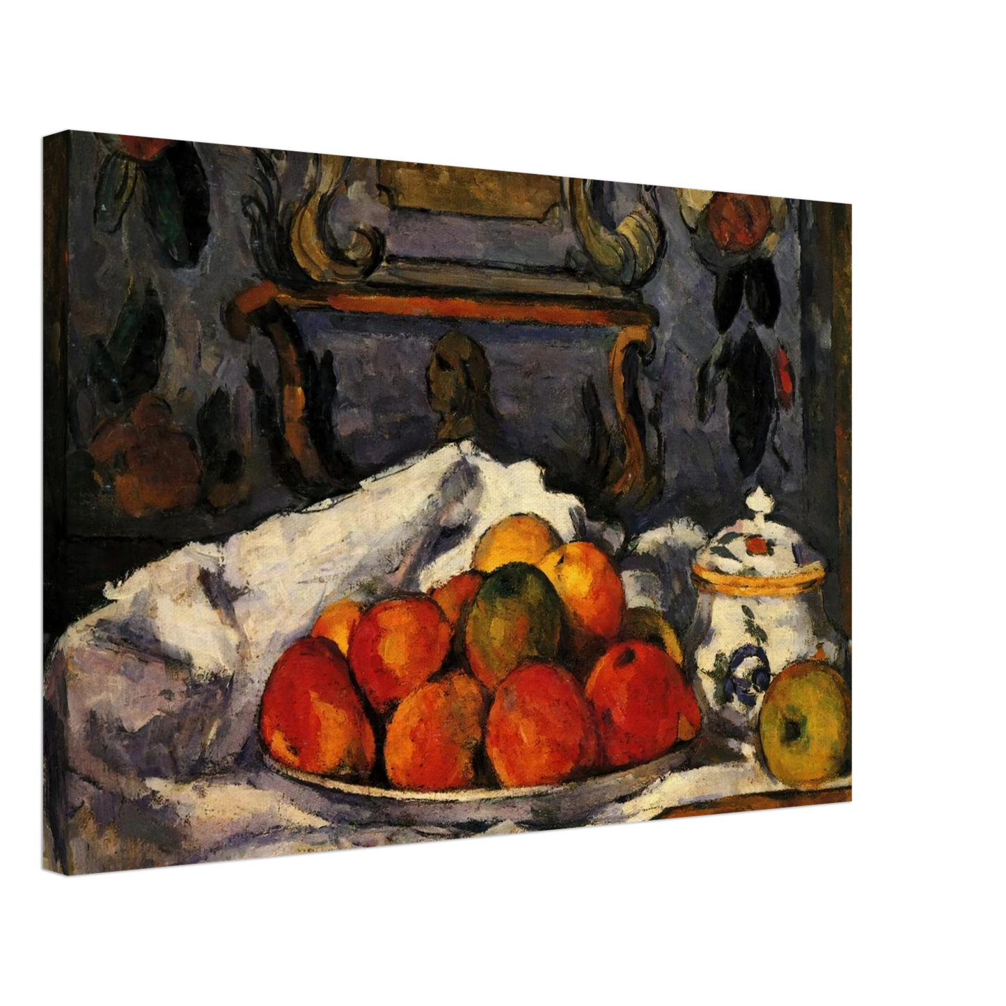 Paul Cezanne - Dish of Apples Canvas - 70x100 cm / 28x40 inches-canvas