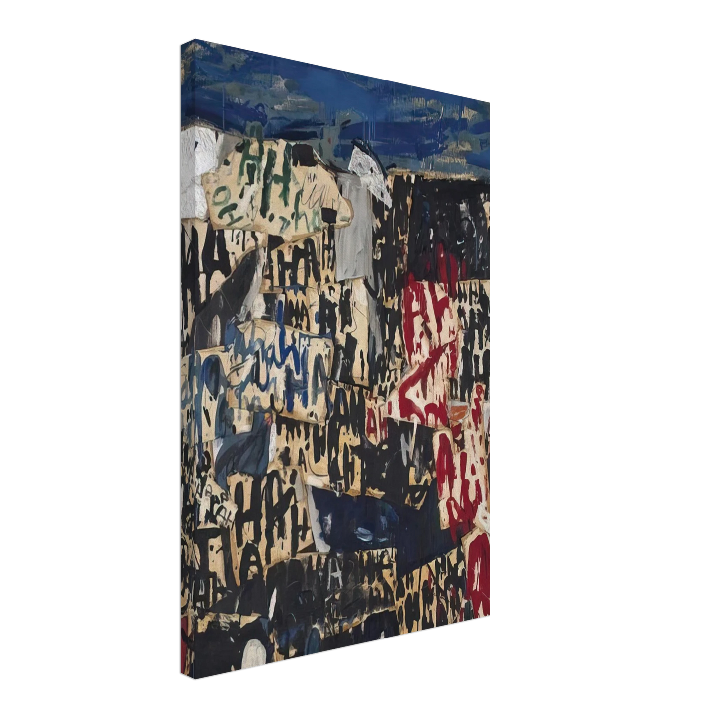 Allan Kaprow - Allan Kaprow on the Legacy of Jackson Pollock Canvas - 40x60 cm / 16x24 inches-canvas