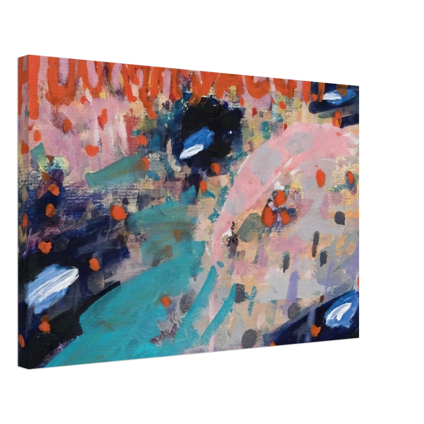 Paul Thek - Hurrah Vacuii!! - 1988 Canvas - 70x100 cm / 28x40 inches-canvas