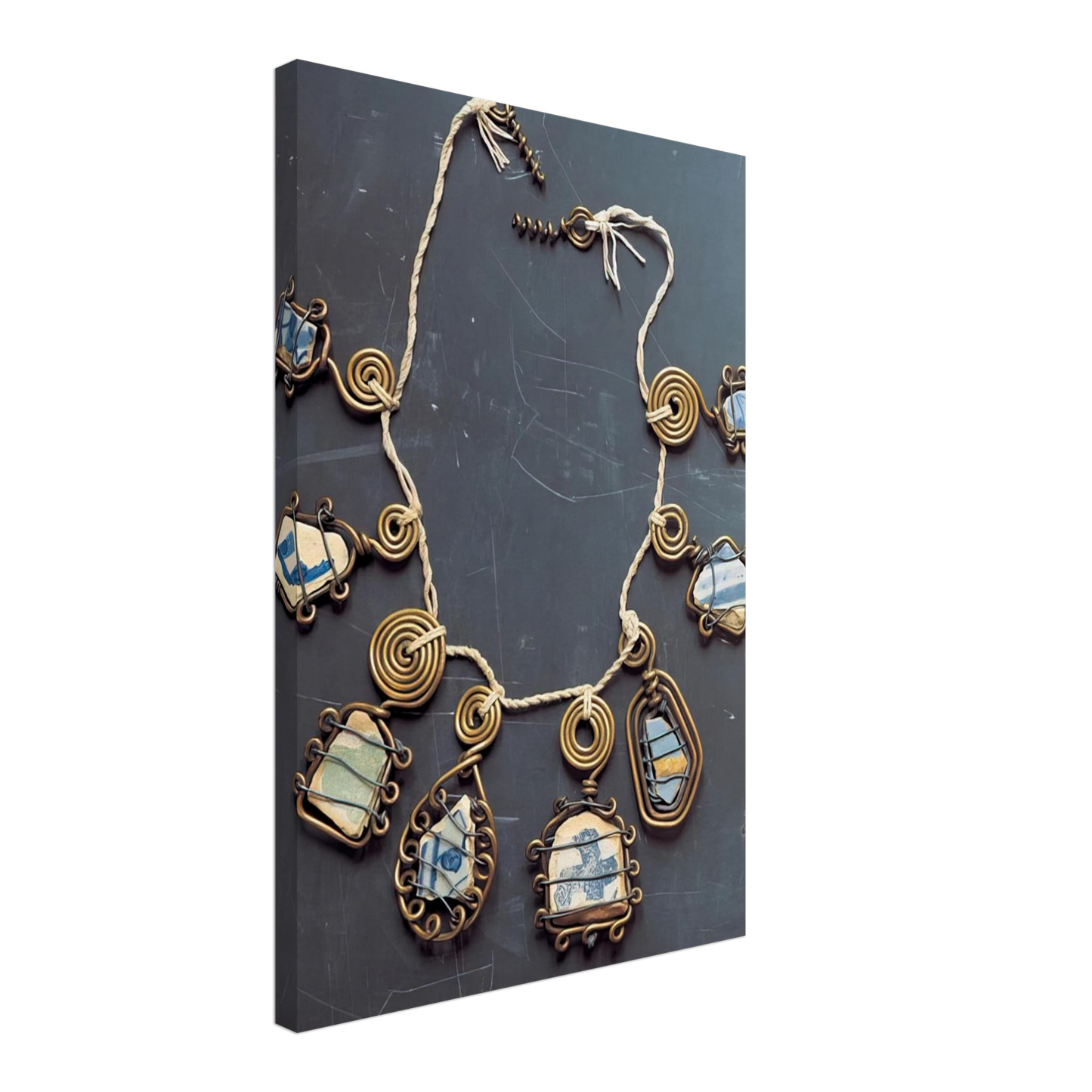 Alexander Calder - NECKLACE 1930 0 Canvas - 70x100 cm / 28x40 inches-canvas