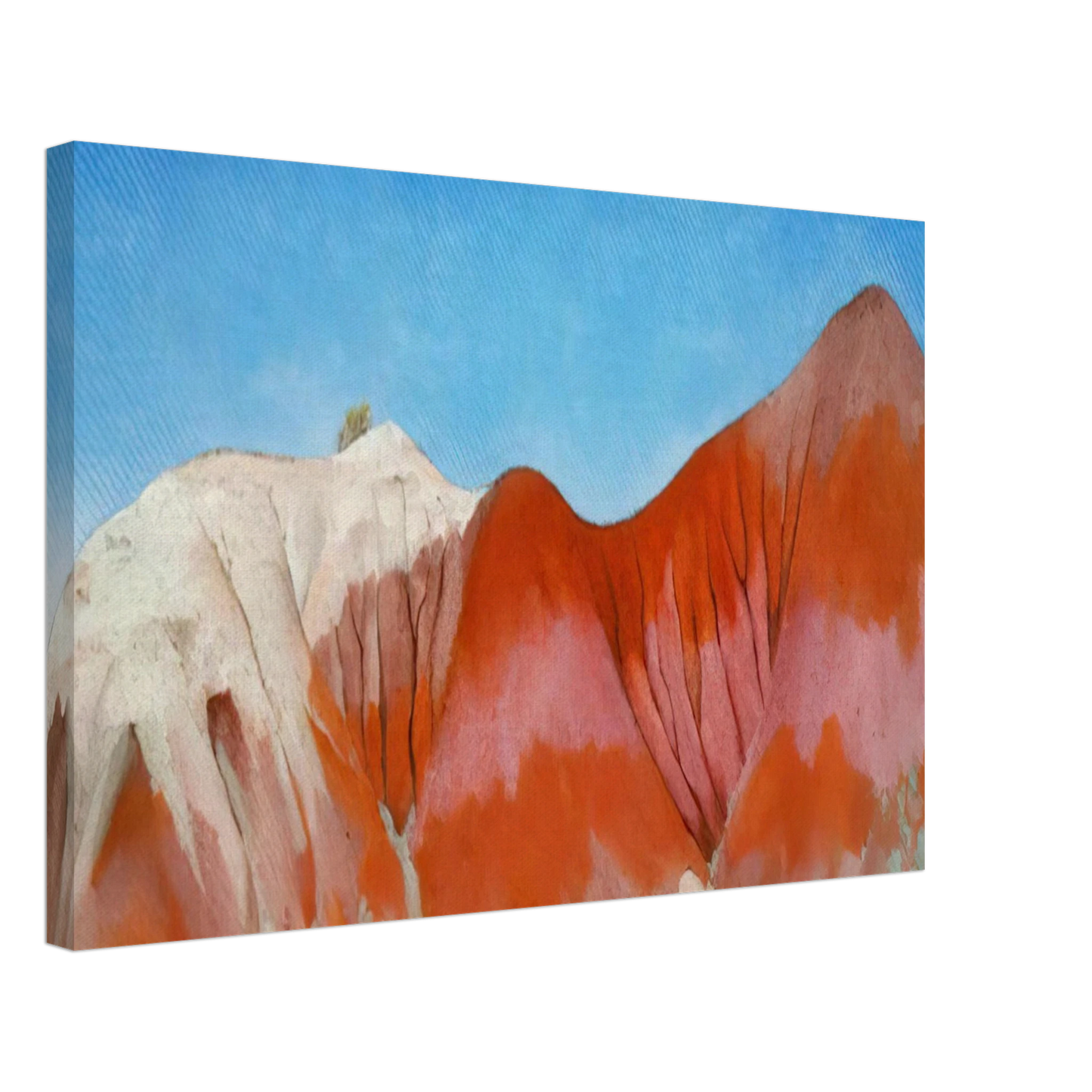 Georgia O'Keeffe - Series near abiquiu, New Mexico - Hills to the left Canvas - 70x100 cm / 28x40 inches-canvas