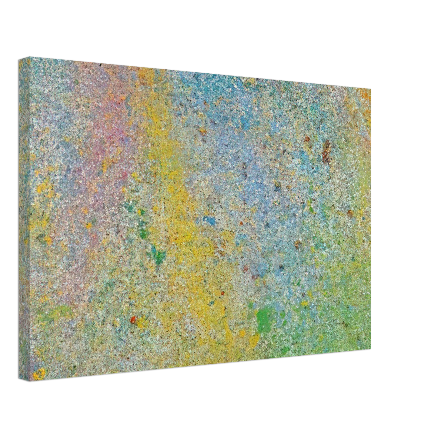 Walasse Ting - Milky Way - 1966 Canvas - 70x100 cm / 28x40 inches-canvas