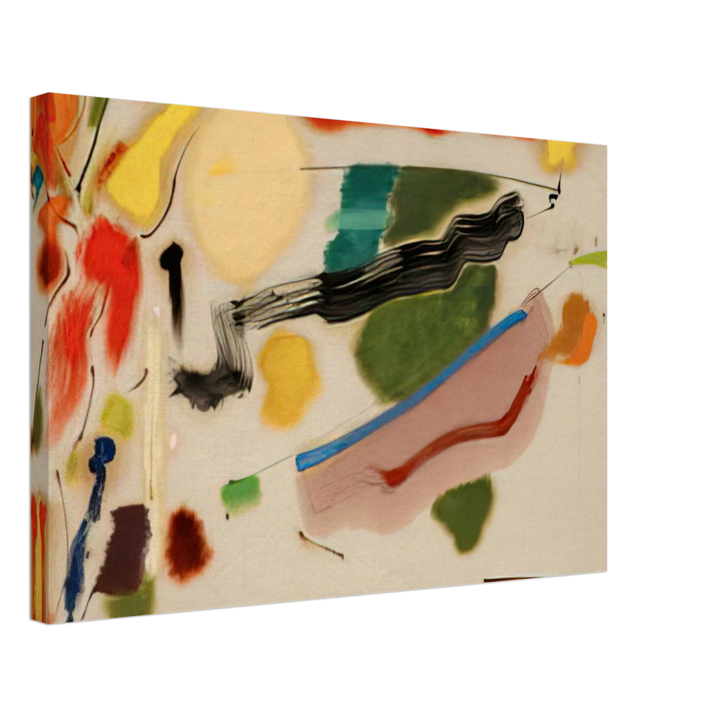 John Ferren - New York Summer Landscape - 1953 Canvas - 40x60 cm / 16x24 inches-canvas