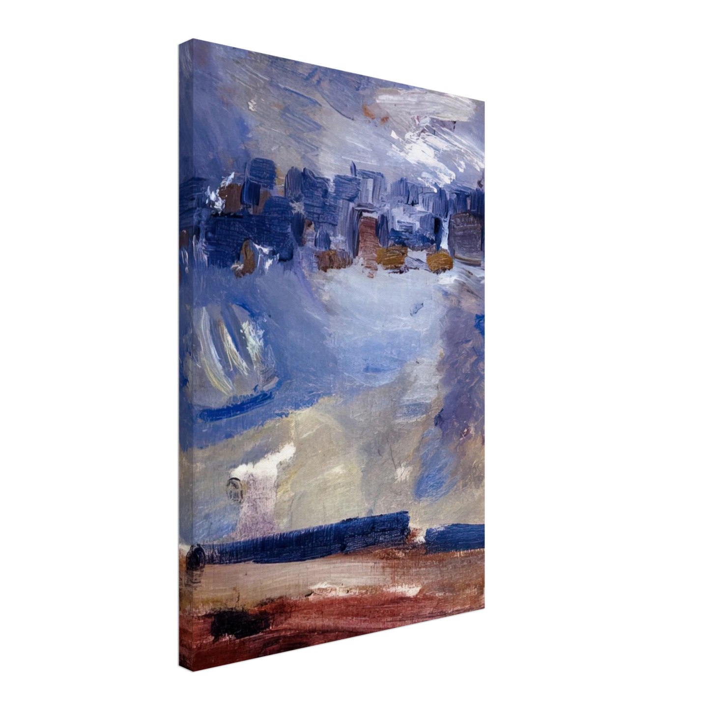 John Marin - Wehawken Sequence - Abstract Art, Expressionism Canvas - 70x100 cm / 28x40 inches-canvas