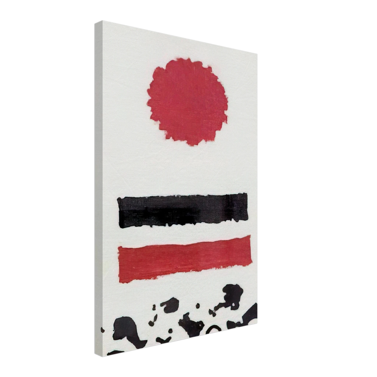 Adolph Gottlieb - Untitled Study for patisan Review Cover - 1969 Canvas - 70x100 cm / 28x40 inches-canvas