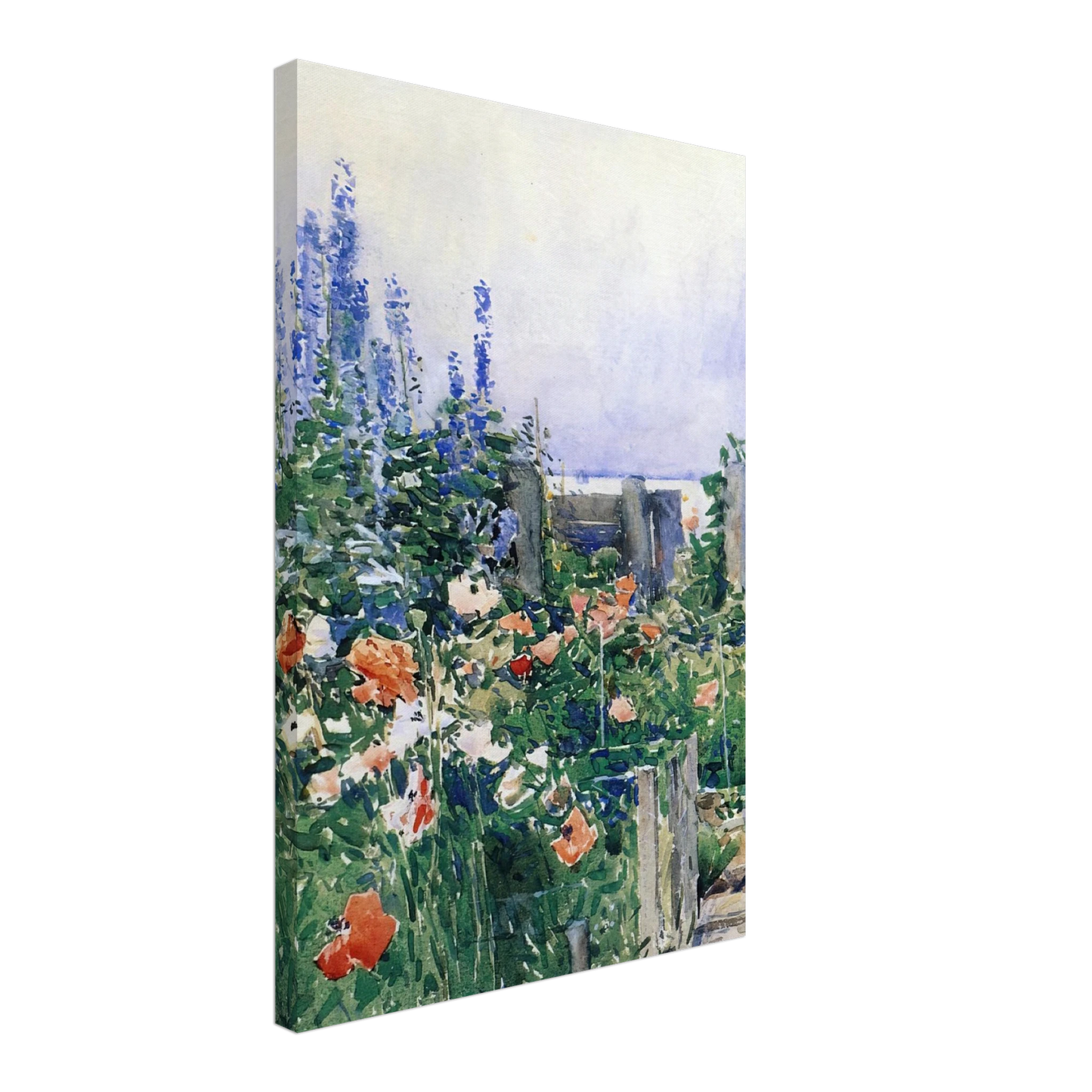 Childe Hassam - Home of the Hummingbird Canvas - 70x100 cm / 28x40 inches-canvas