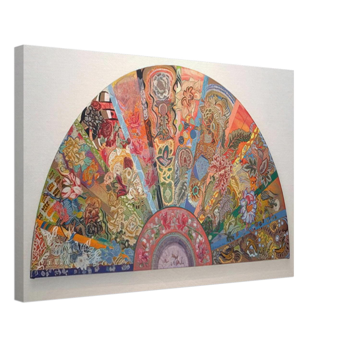 Miriam Schapiro - Pleasure Dome - 2003 Canvas - 70x100 cm / 28x40 inches-canvas