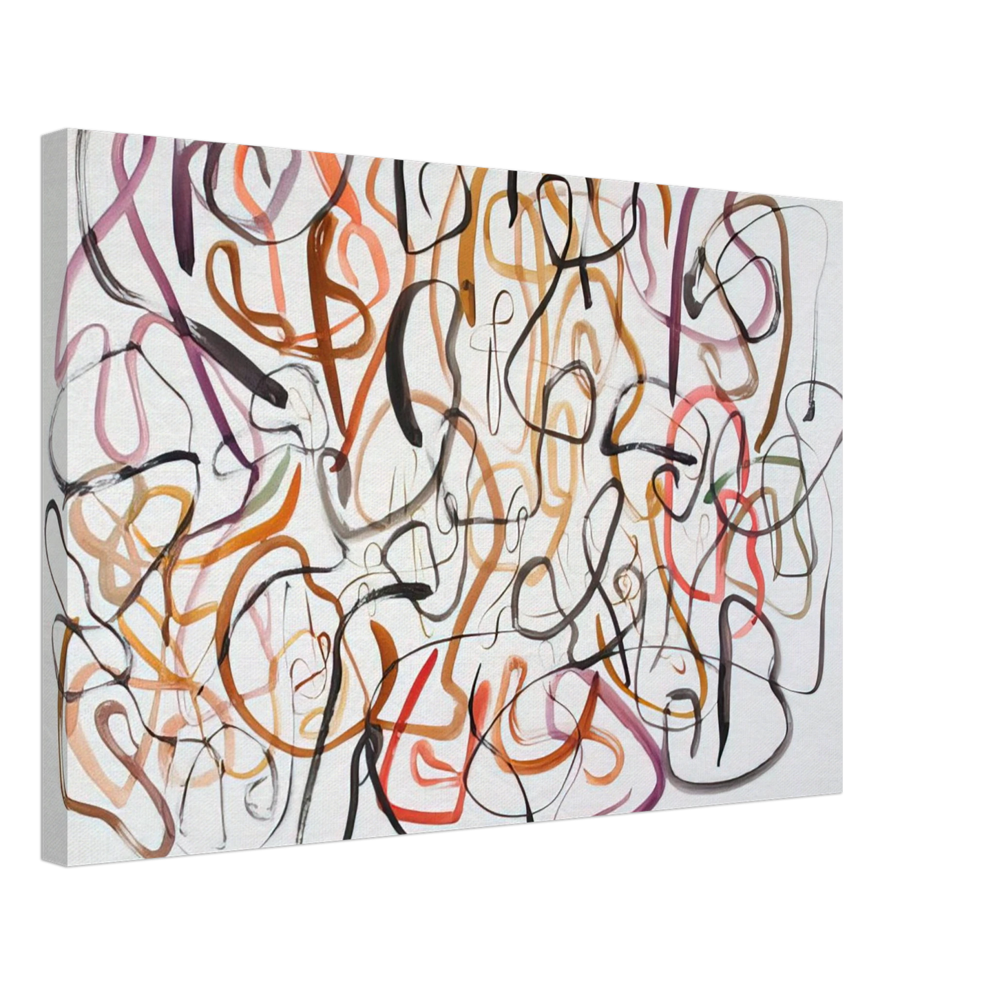 William Saroyan - #5 April 28, 1963 NYC - 1963 Canvas - 40x60 cm / 16x24 inches-canvas