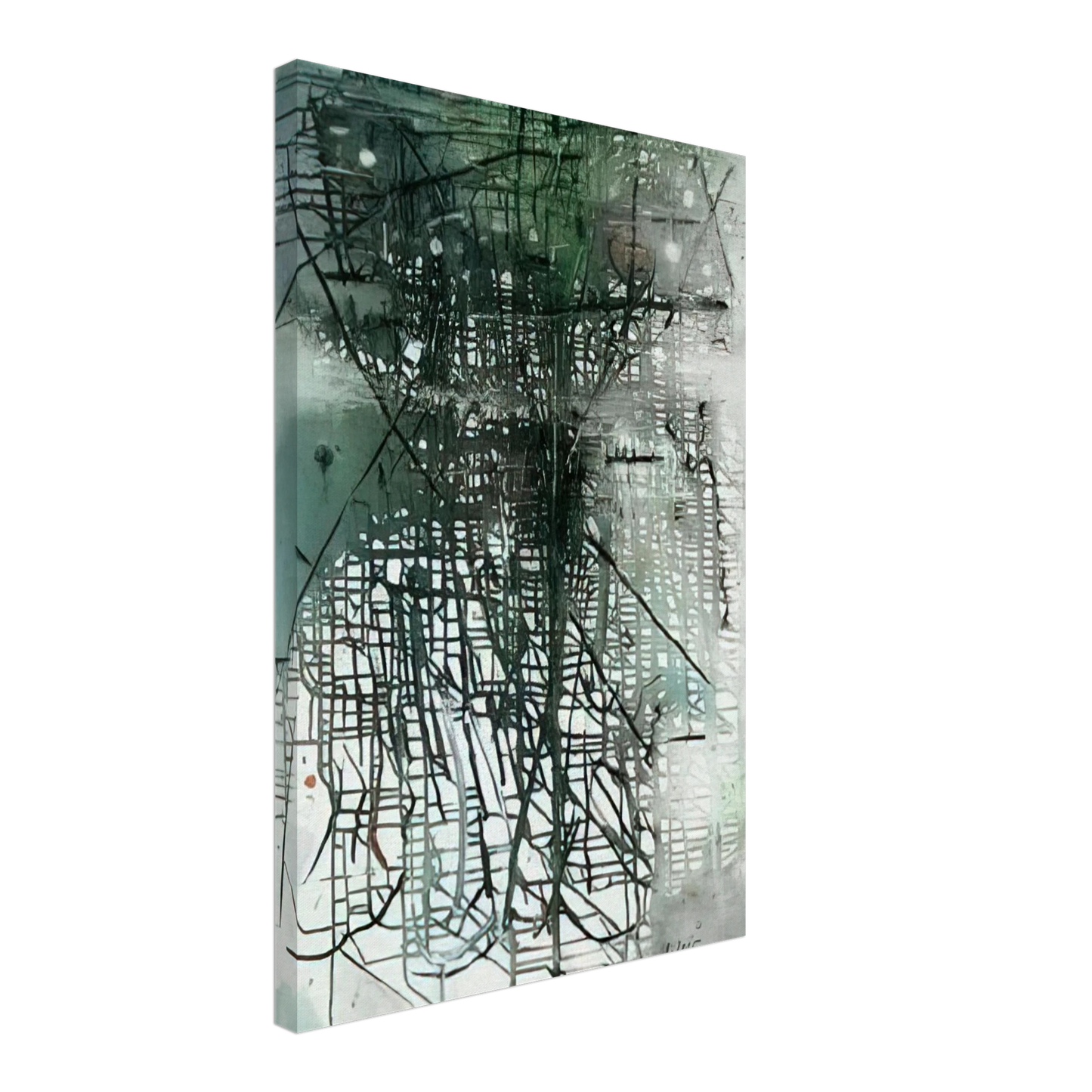 Wols - Composition - Art Informel Canvas - 70x100 cm / 28x40 inches-canvas