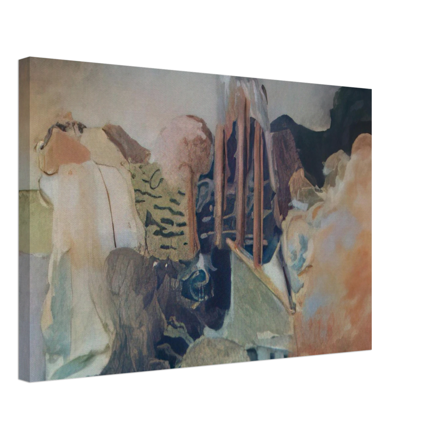 Menez - unknow ntitle - Lyrical Abstraction Canvas - 70x100 cm / 28x40 inches-canvas