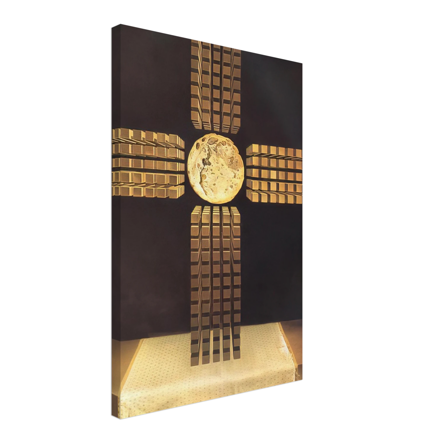 Salvador Dali - NUCLEAR CROSS Canvas - 70x100 cm / 28x40 inches-canvas